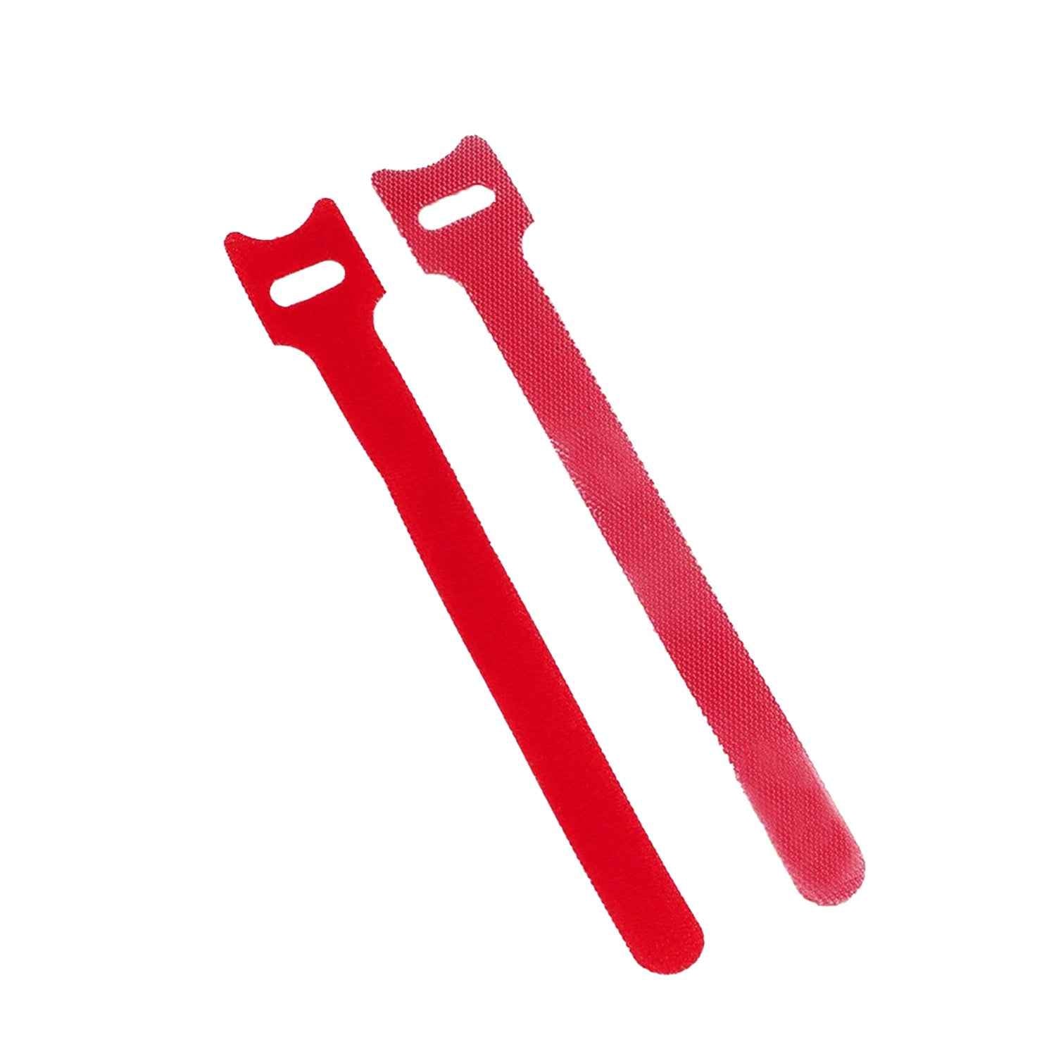 Bridas de nylon, organizador de cables (Pack de 10 unidades) ROJO 150mm