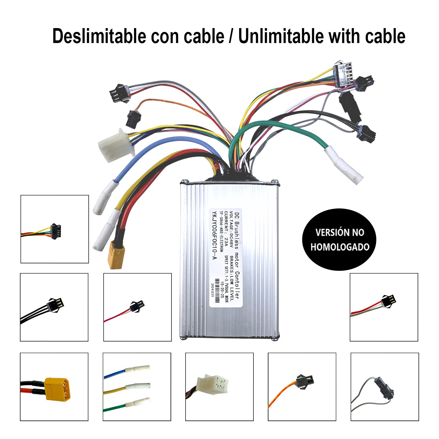 Controladora Smartgyro deslimitable CON cable - Rockway PRO / Rockway / Speedway (48V - 23A) - No homologado - EscootersMobility