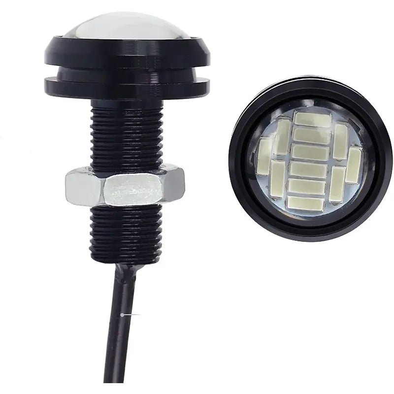 Luz Led ojo de Aguila (pack de 2 luces) Rojo (12 leds por luz) - EscootersMobility