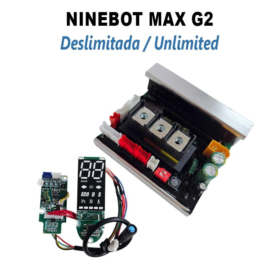 Pack controladora y display para Ninebot Max G2 (Deslimitado ±35km/h) - EscootersMobility