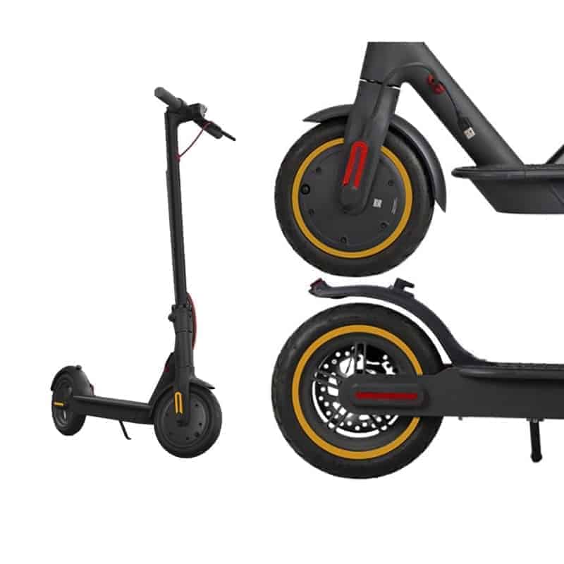 Pegatina llanta Amarilla Para Xiaomi (4 unidades) - EscootersMobility