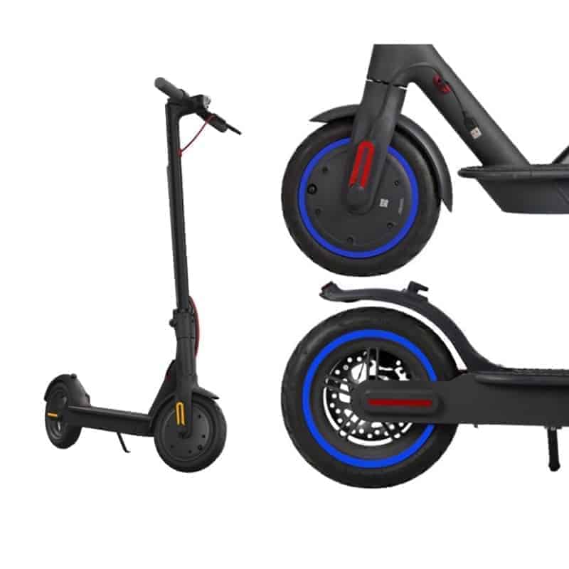 Pegatina llanta Azul Parra Xiaomi (4 unidades) - EscootersMobility