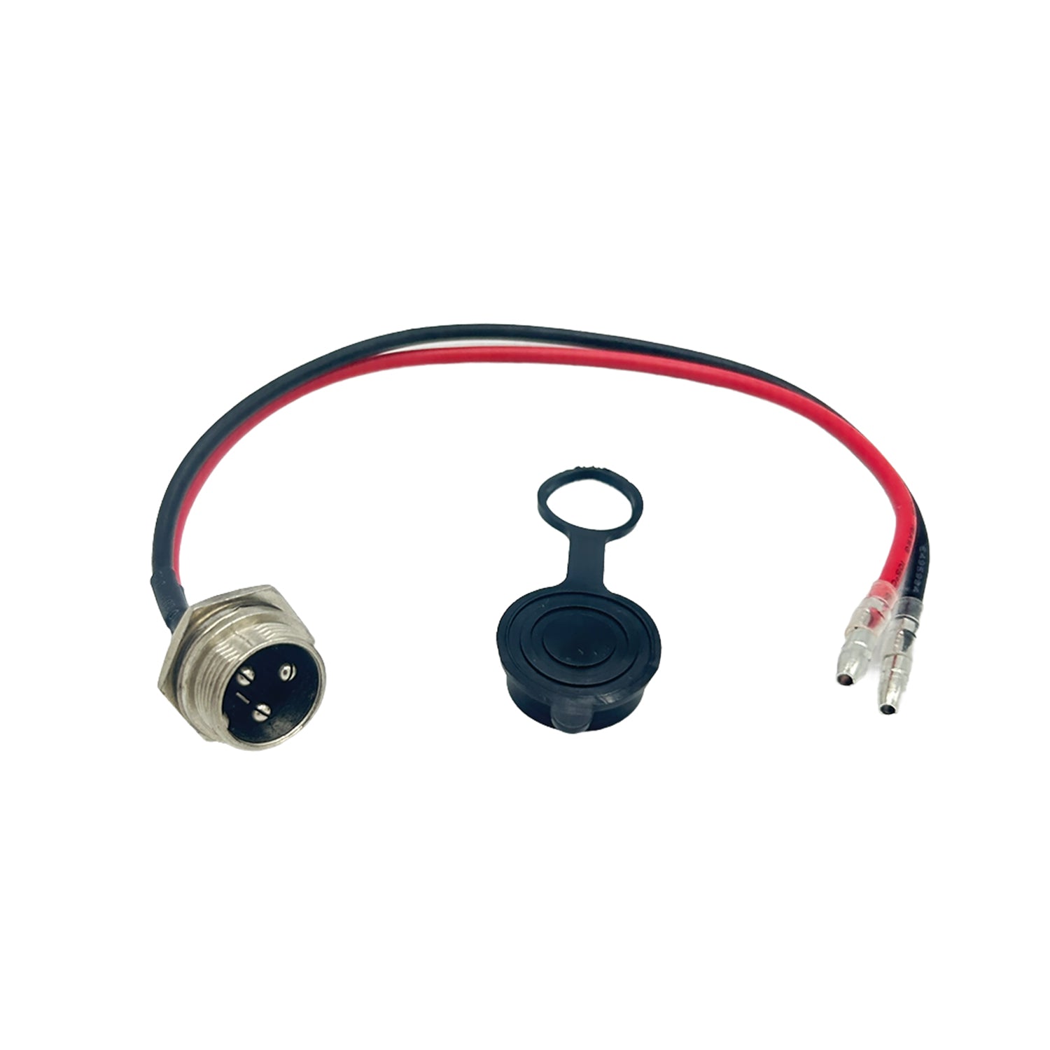 Puerto de carga GX16 Conector Bala (Incluye tapa de conector) - EscootersMobility