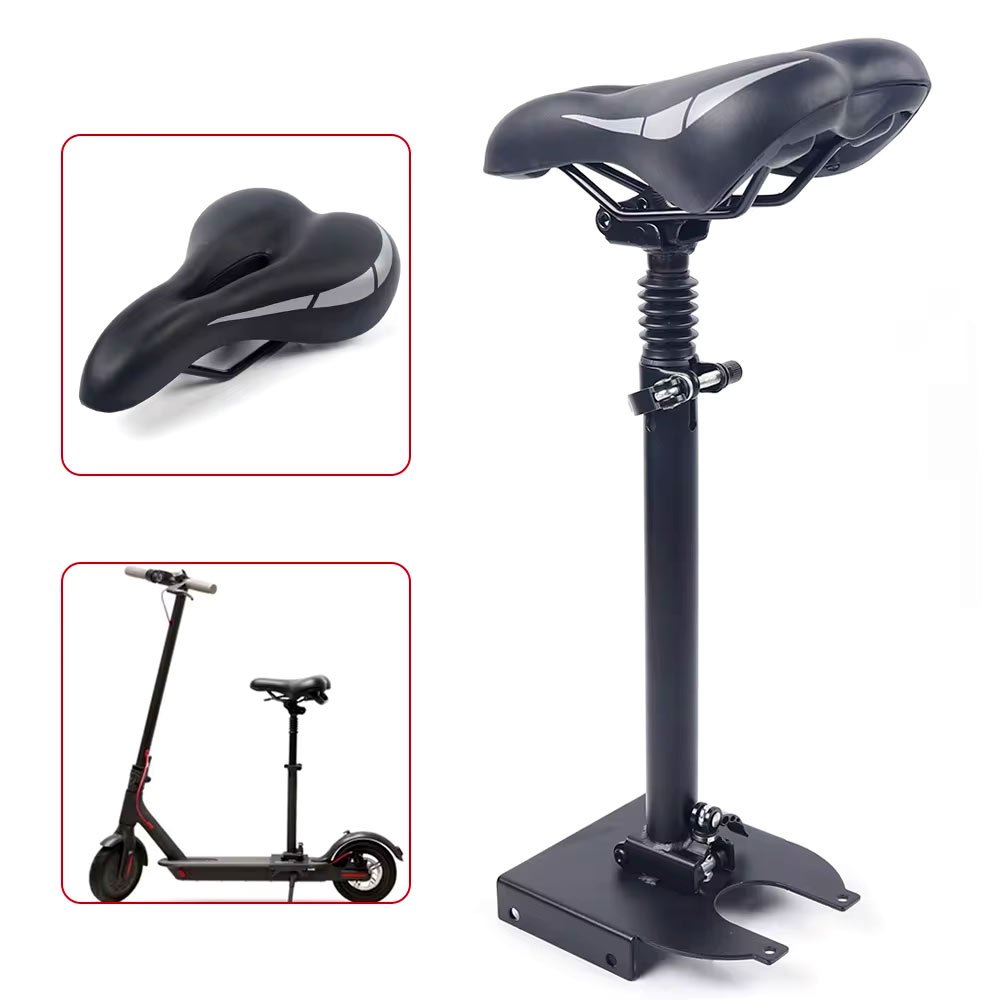 Asiento plegable para patinete eléctrico Xiaomi M365, amortiguador, 51-63cm de altura ajustable para patinetes eléctricos | Repuestos y accesorios