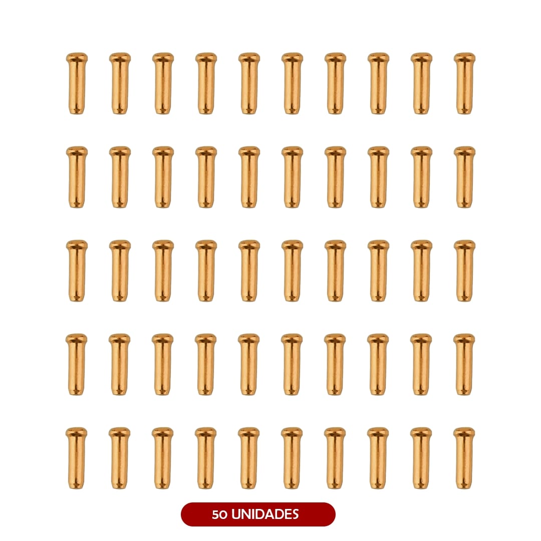 Tope cable freno (Pack 50 unidades) Dorado - EscootersMobility