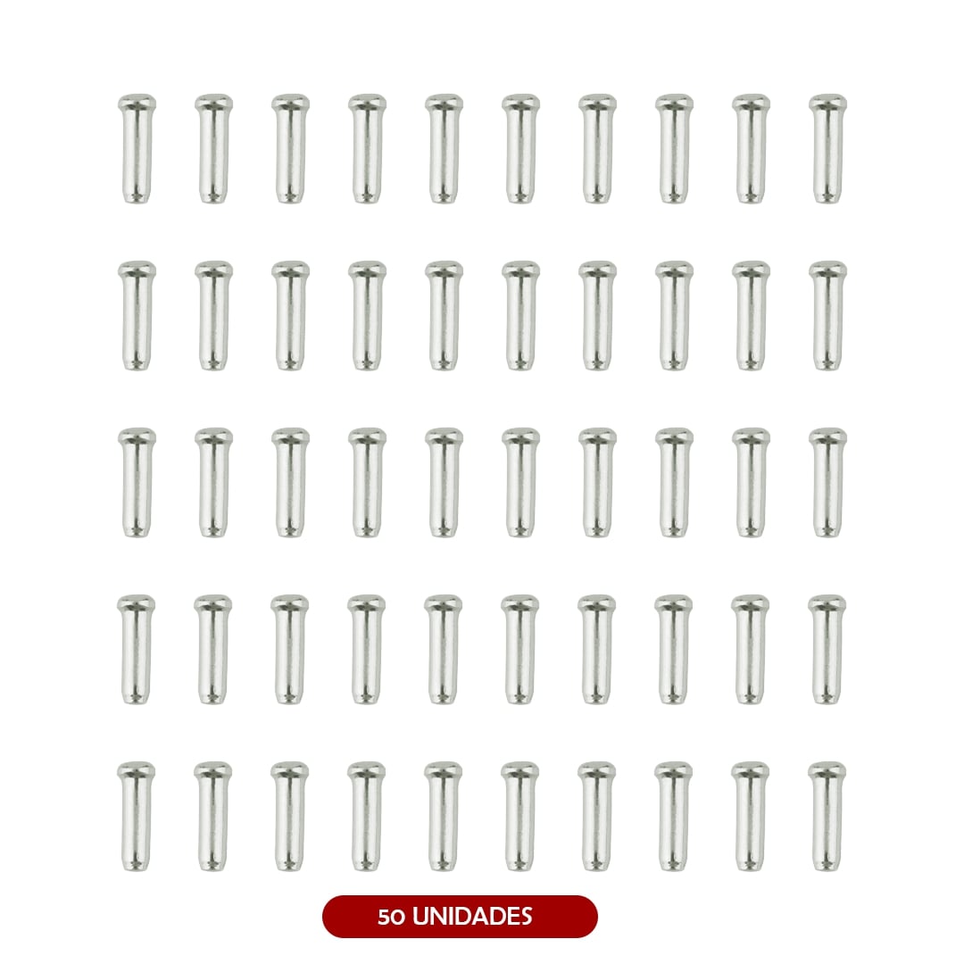 Tope cable freno (Pack 50 unidades) Plata - EscootersMobility