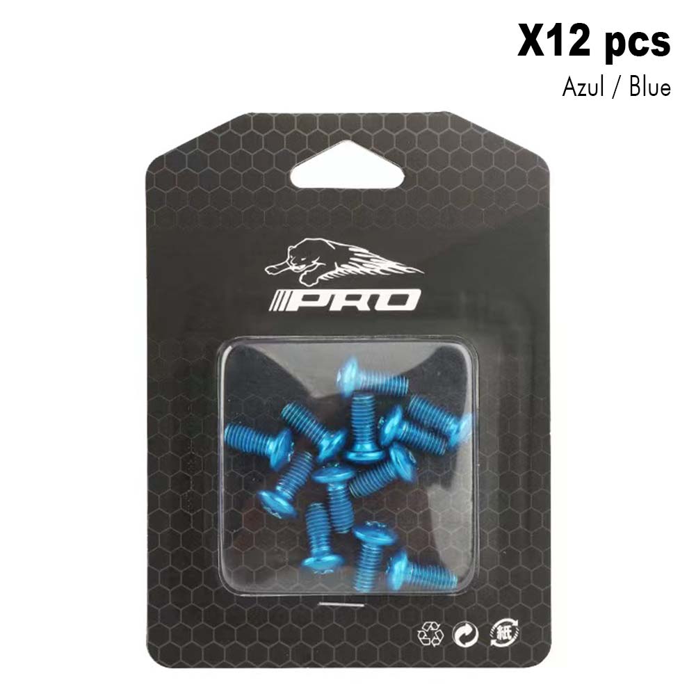 Tornillos de disco azul (Pack 12 unidades) - EscootersMobility