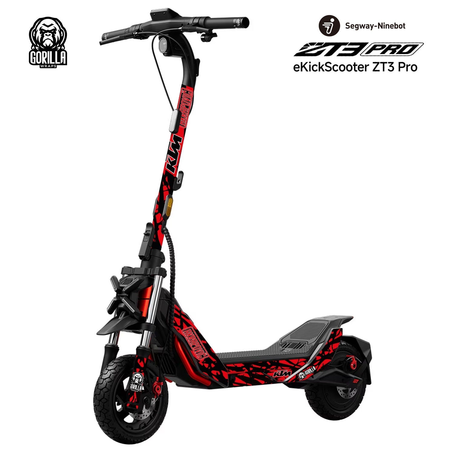 Vinilo KTM Red para Segway ZT3 Pro - EscootersMobility