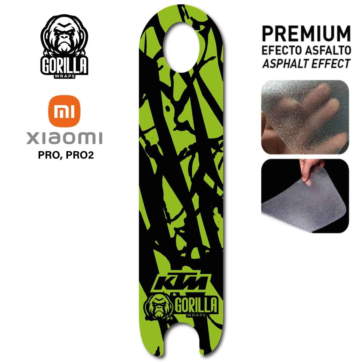 Base antideslizante para Xiaomi M365, 1S, PRO, PRO 2, MI3 - Verde [Gorilla] - Xiaomi PRO