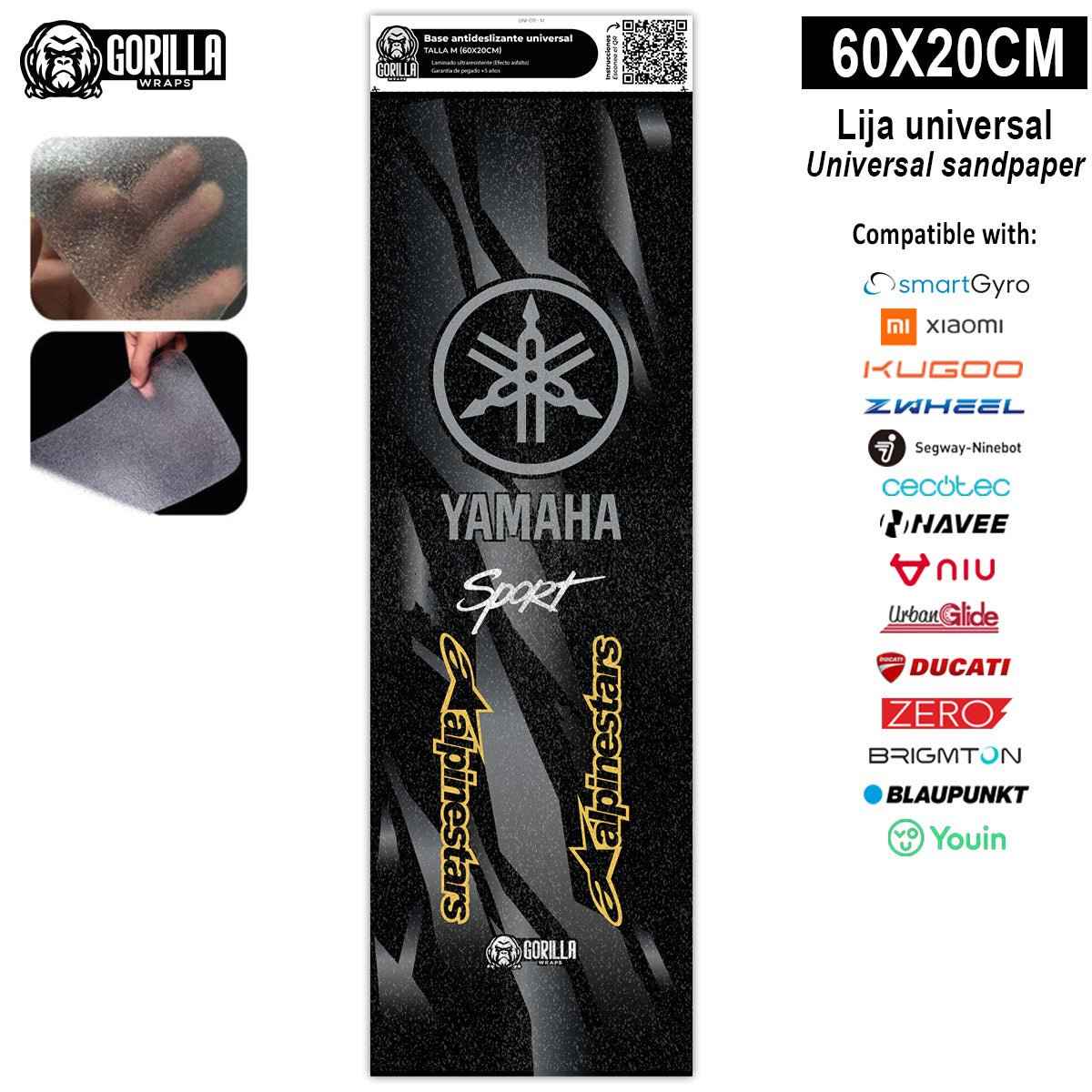 Base antideslizante universal Yamaha&amp;Alphine - Talla M - 60x20cm (Xiaomi, Smartgyro, Kukirin, Ninebot, Niu, Kaboo, Teverun) [Gorilla]