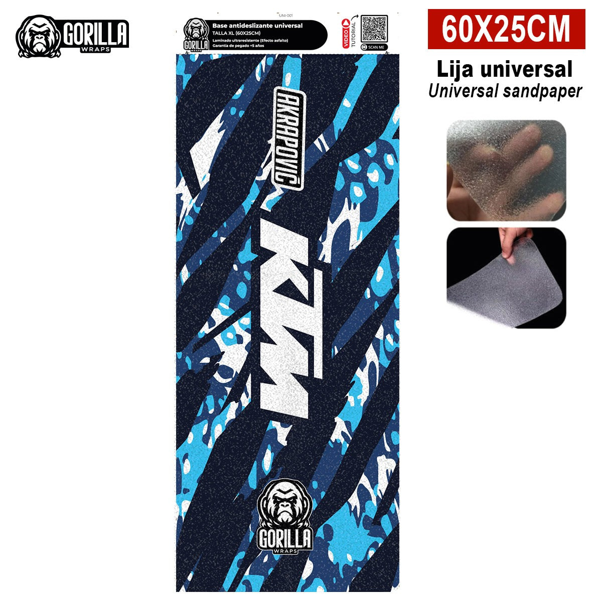 Vinilo KTM Blue con base antideslizante para Xiaomi 5 / 5 PRO / 5 MAX / 4 PRO 2 GEN