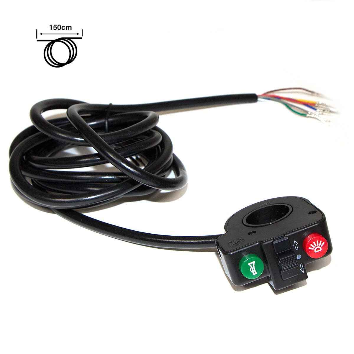 Botonera Mecania Con Intermitente Luz Claxon