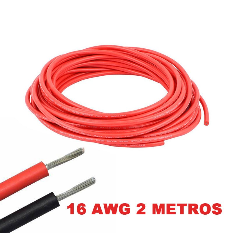 Cable eléctrico Silicona Flexible 16 AWG (Rojo) - EscootersMobility