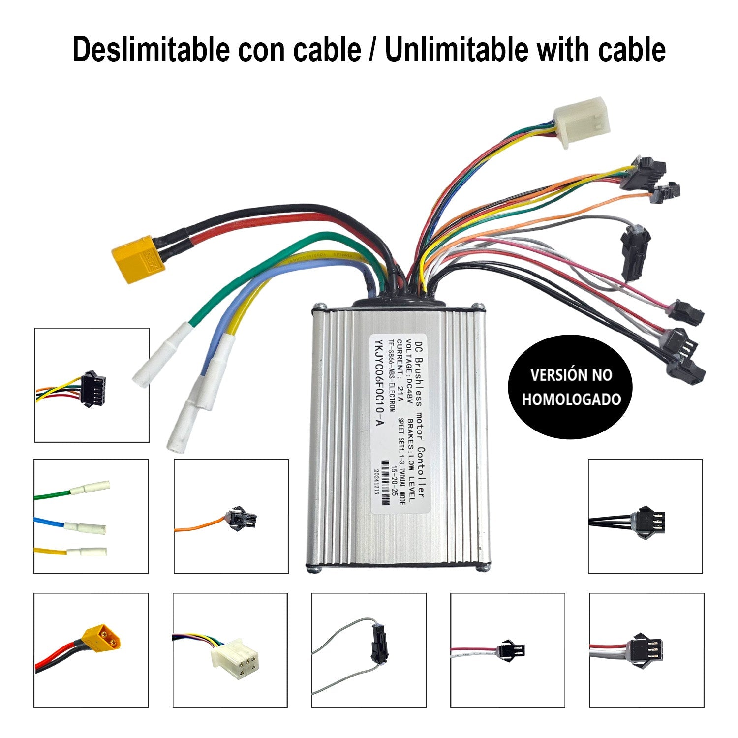 Controladora Smartgyro Rockway / Speedway 48V - 21A - Deslimitación CON cable - Versión no homologado - EscootersMobility