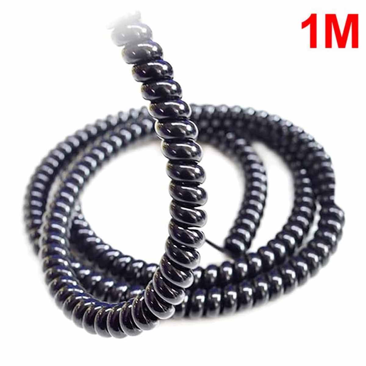 Cubre cable negro (brillante) - 1 metro - EscootersMobility