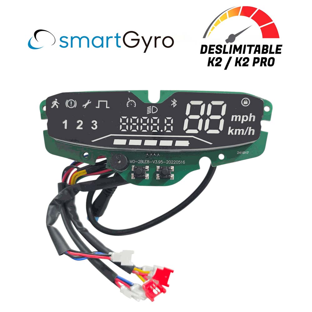 Display deslimitable para Smartgyro K2 sin carcasa (4 pines) - EscootersMobility