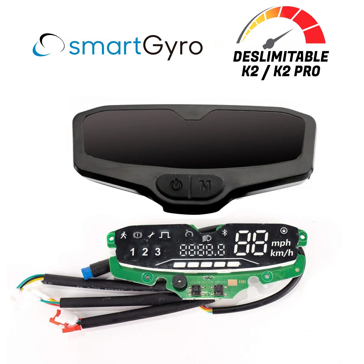 Display para Smartgyro K2 (DESLIMITABLE) - EscootersMobility