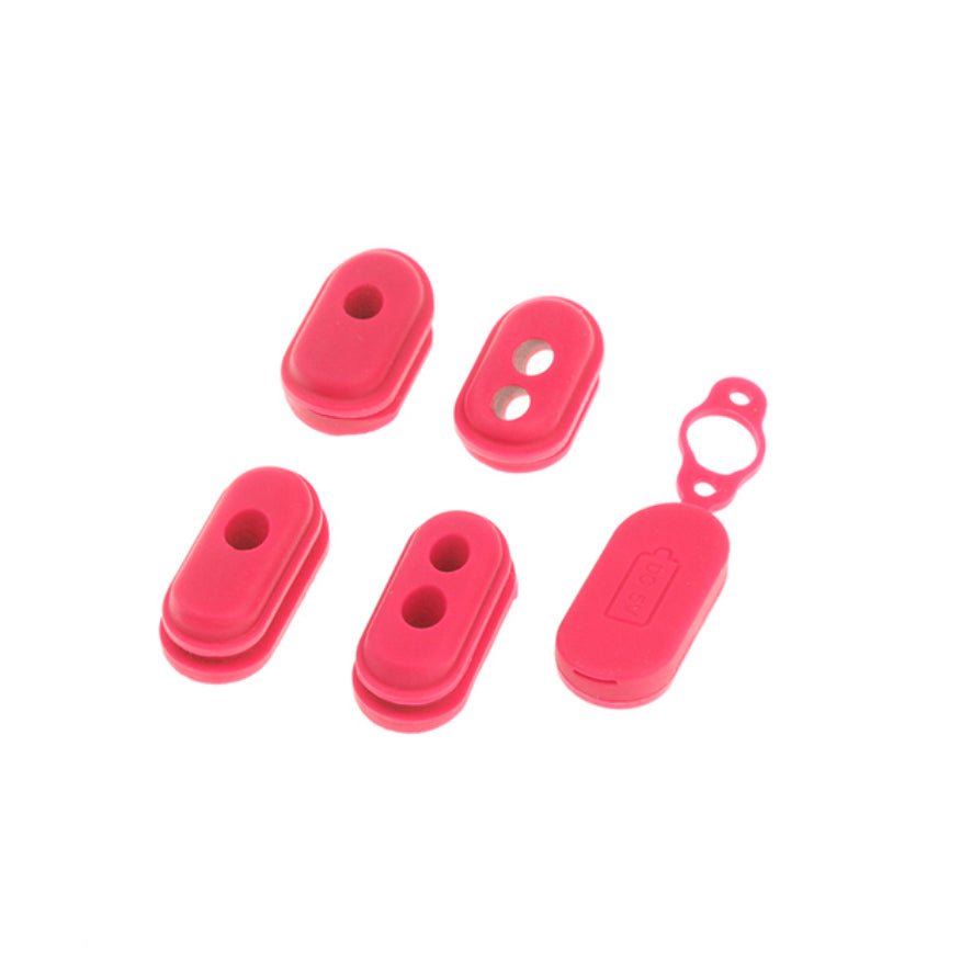 Gomas para Cables Patinete Xiaomi M365 / Pro Rojo - EscootersMobility