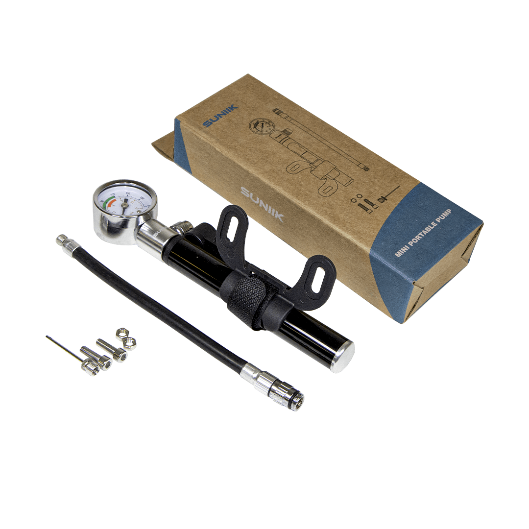 Hinchador/inflador manual Con barómetro - EscootersMobility