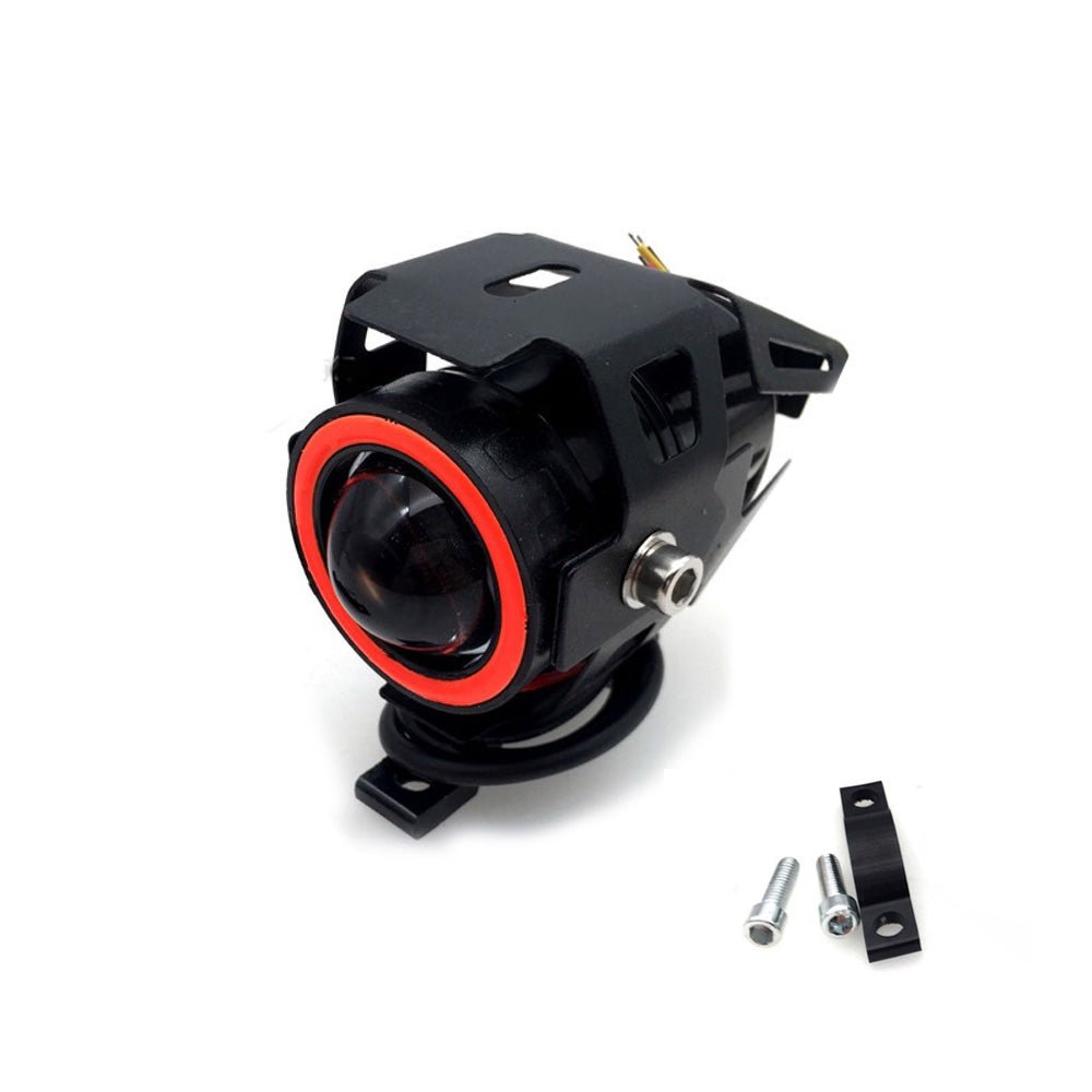 Luz faro U7 LED ANGEL (12 - 60V) - Claxon integrado - EscootersMobility