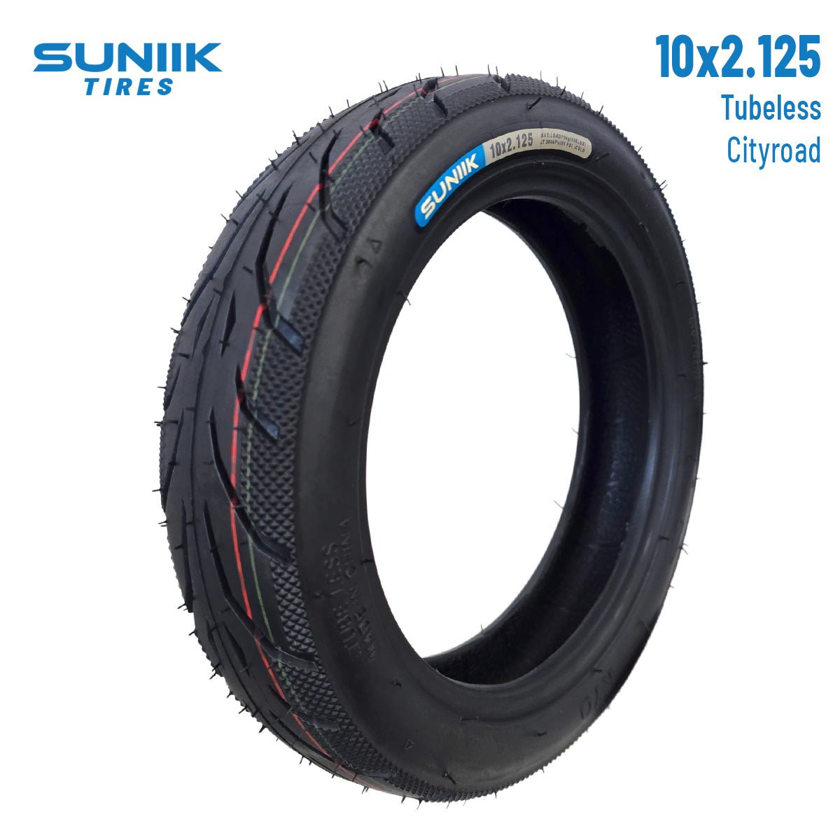Neumático 10x2.125 tubeless [Suniik] - EscootersMobility