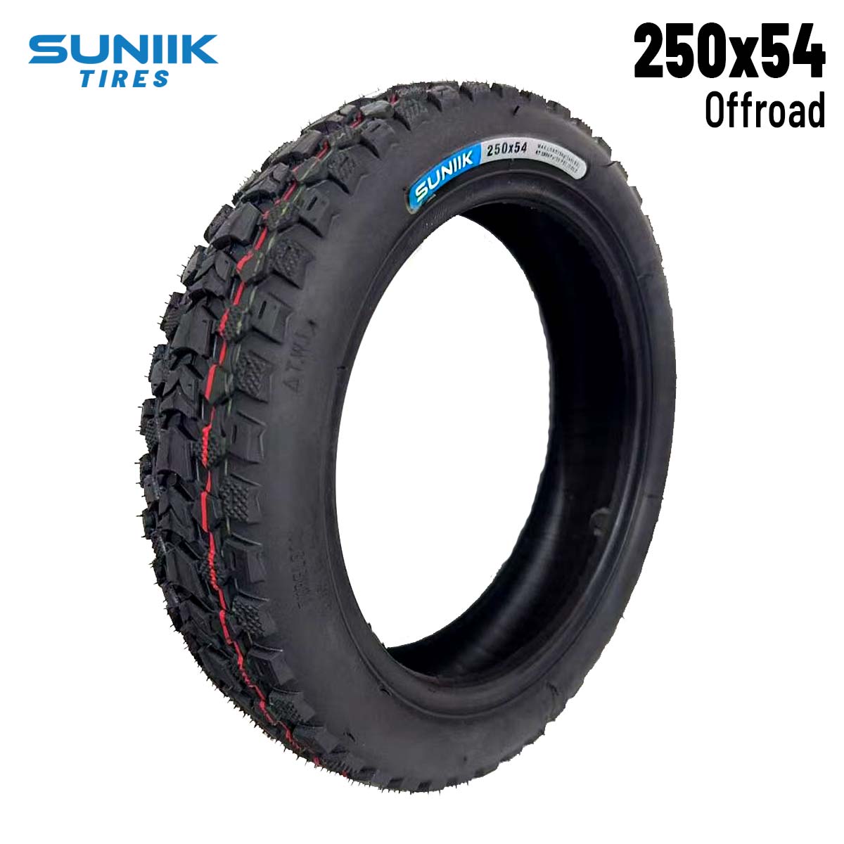 Neumático 250x54 Tubeless - Offroad [Suniik] - EscootersMobility