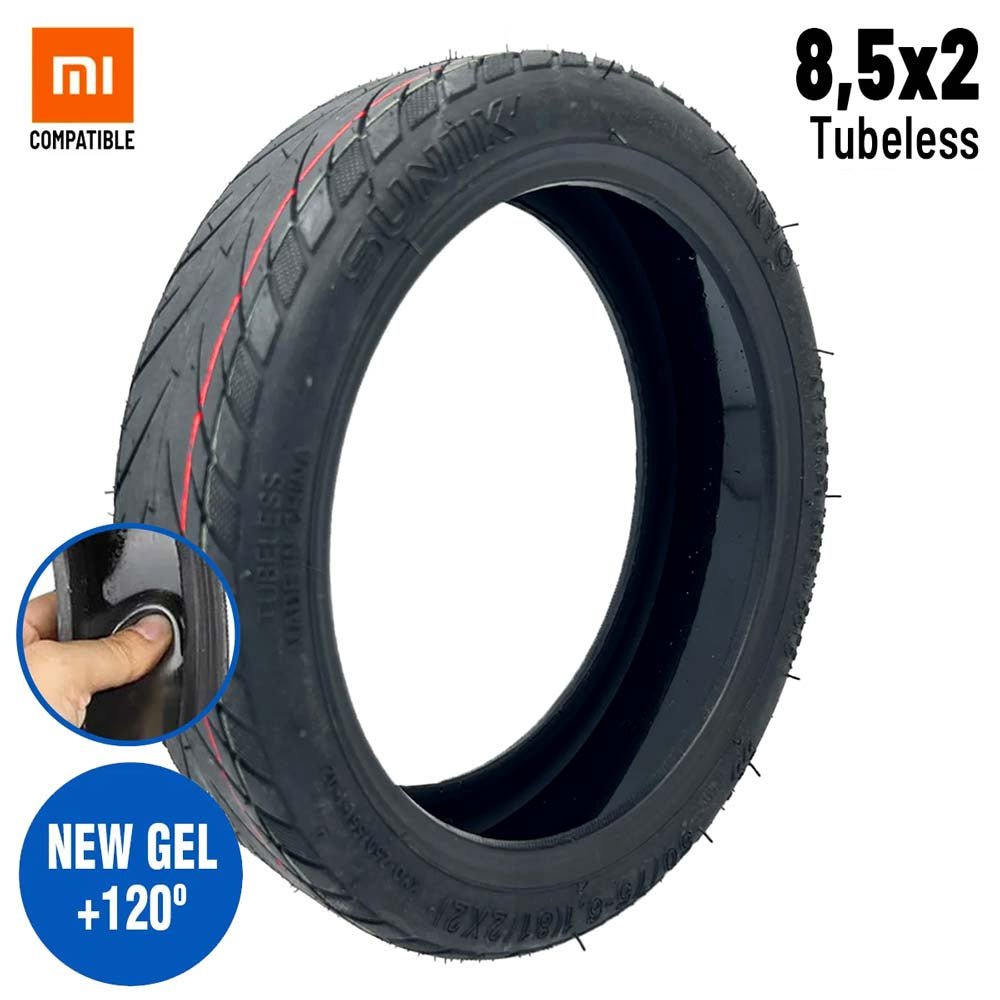 Neumático 50/75 - 6.1 (8,5x2) Cityroad Tubeless (Con gel antipinchazos) [Suniik] - EscootersMobility
