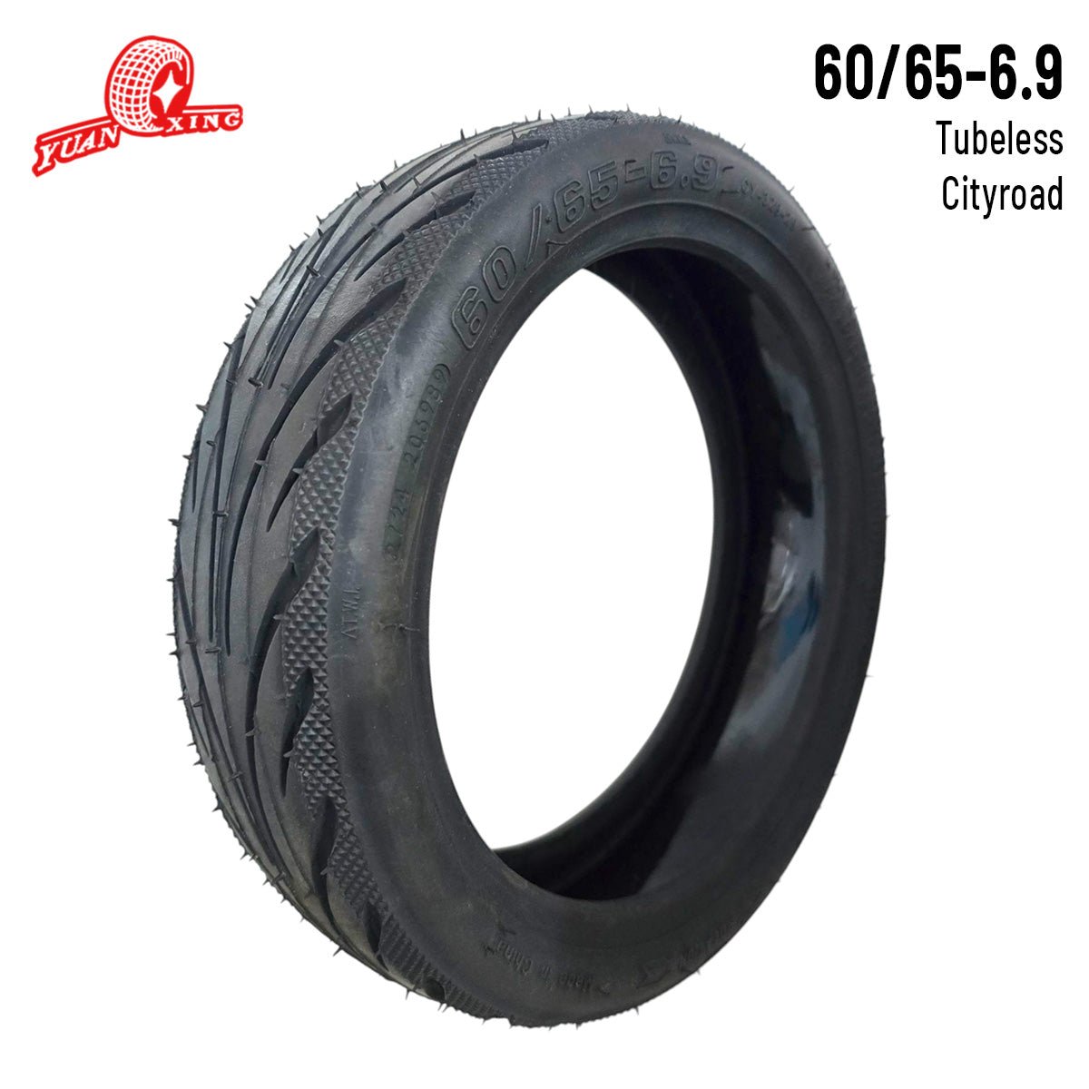 Neumático tubeless 60/65 - 6.9 (Con gel antipinchazos) para Ninebot Max G2 (trasera) / G65 [Yuanxing] - EscootersMobility