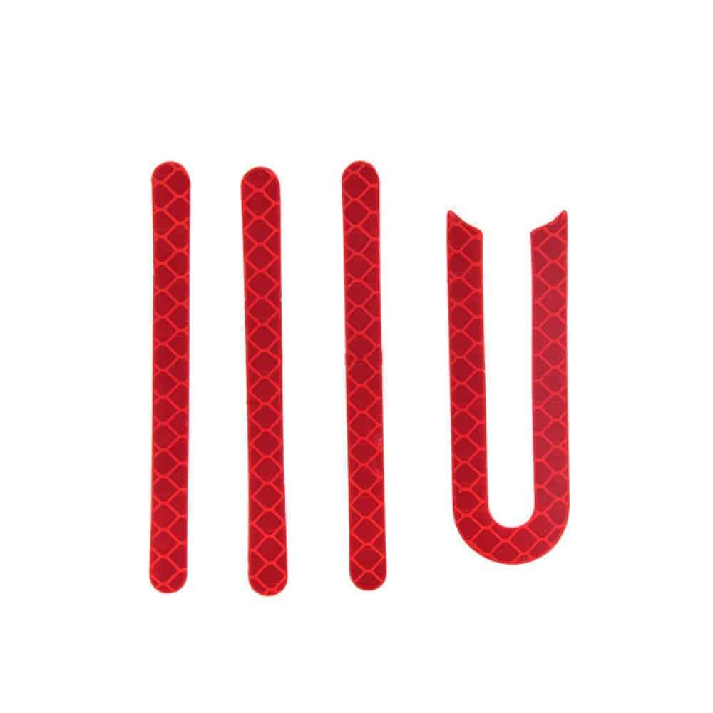Pegatina reflectante para Xiaomi (rojo) - EscootersMobility