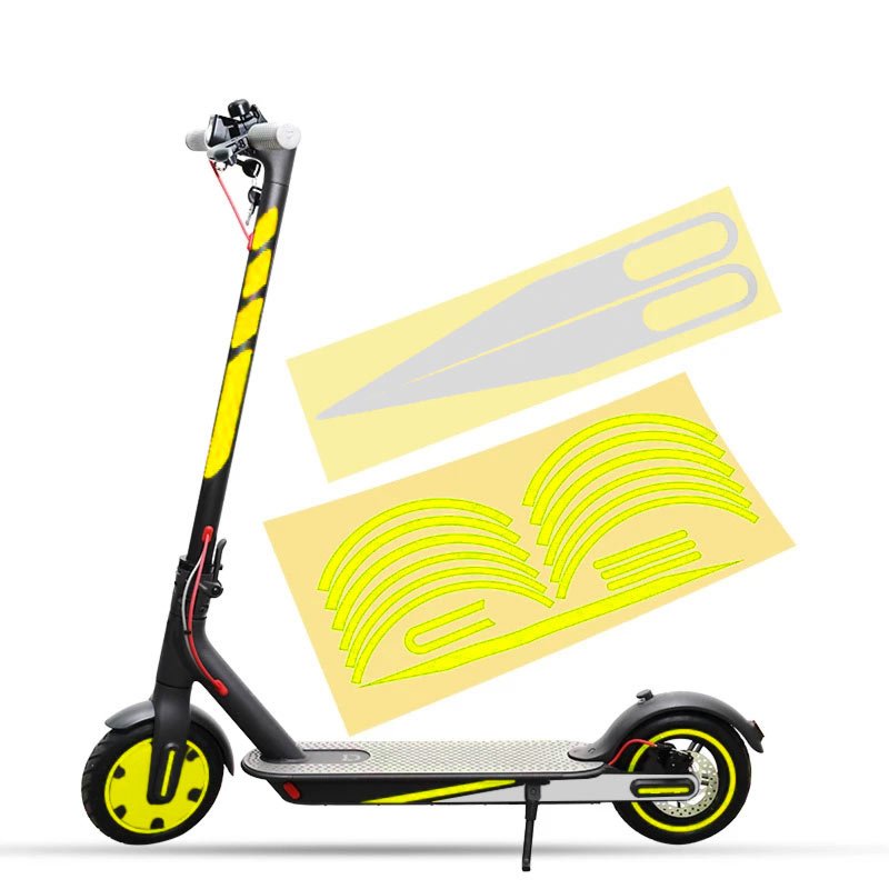 Pegatinas para Xiaomi M365 / 1S / PRO / PRO 2 Amarillo [Suniik] - EscootersMobility