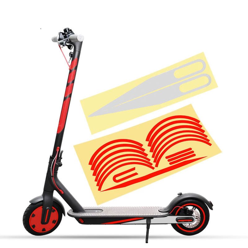 Pegatinas para Xiaomi M365 / 1S / PRO / PRO 2 ROJO [Suniik] - EscootersMobility
