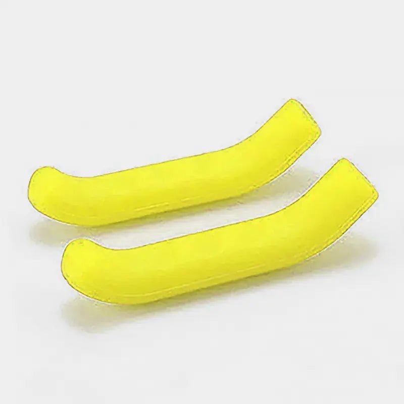 Protector de goma AMARILLO para maneta de freno (dos unidades) - EscootersMobility