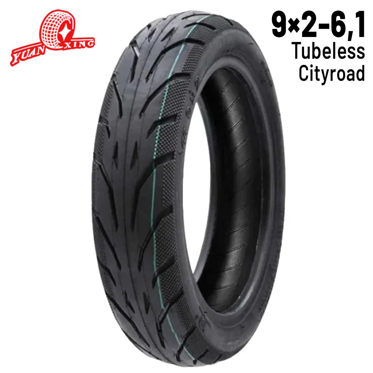 Rueda 9x2 - 6,1 Tubeless [Yuanxing] - EscootersMobility