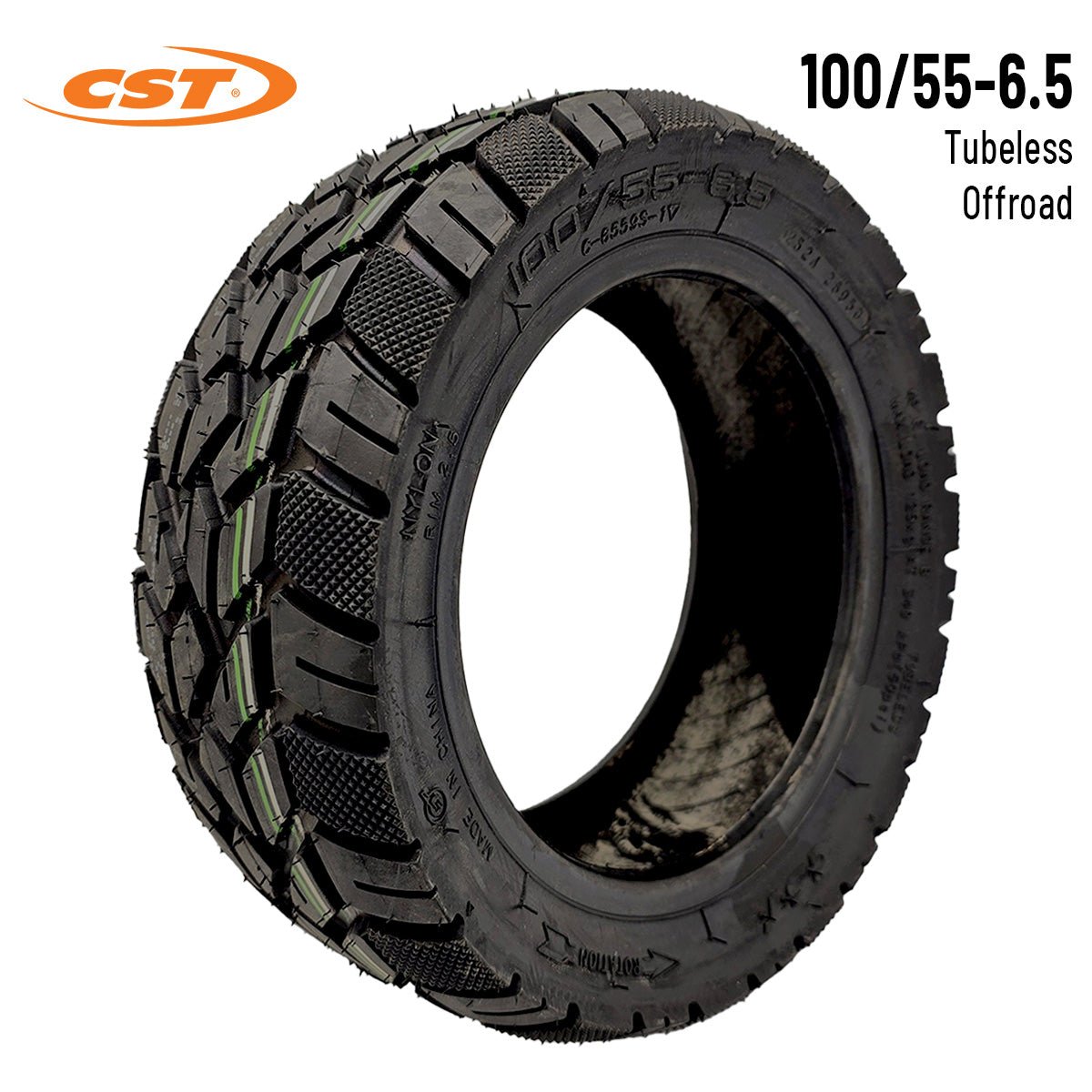 Rueda Cubierta 100/55 - 6,5 Offroad [CST] - EscootersMobility