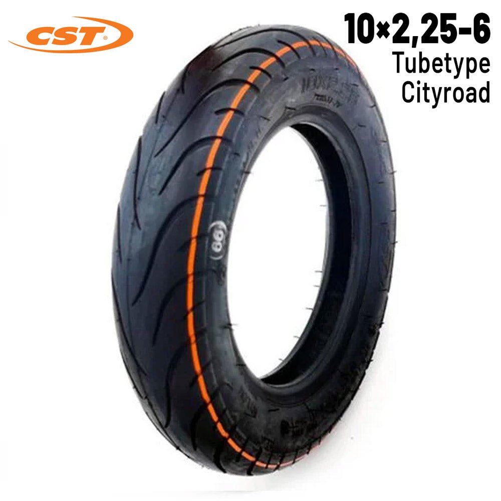Rueda Cubierta 10x2,25 - 6 CST Tubetype - EscootersMobility