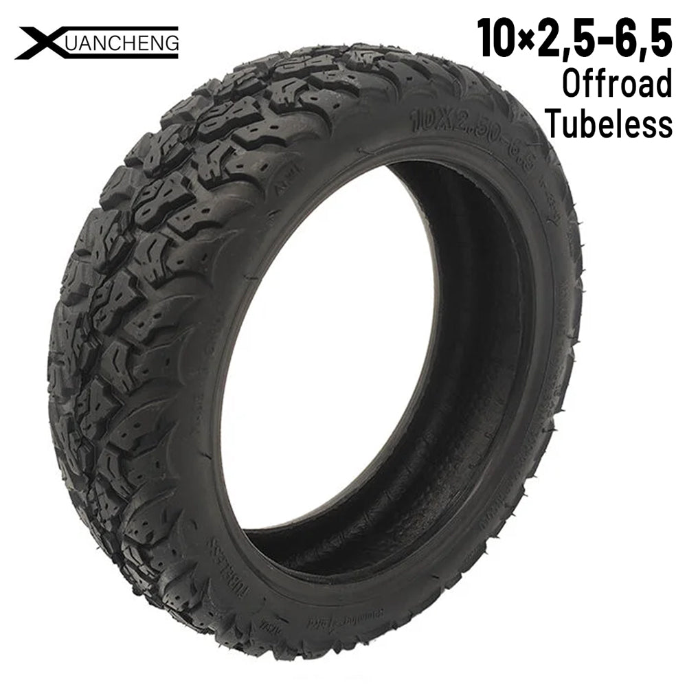 Rueda cubierta 10x2,5 - 6,5 tubeless offroad [Xuancheng] - EscootersMobility