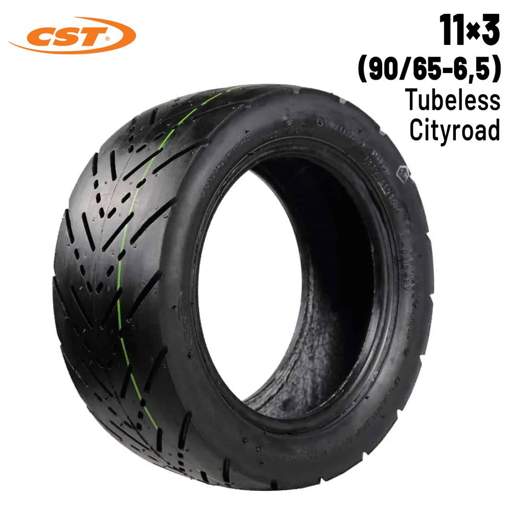 Rueda Cubierta 11x3 (90/65 - 6,5 ) Onroad Tubeless [CST] - EscootersMobility