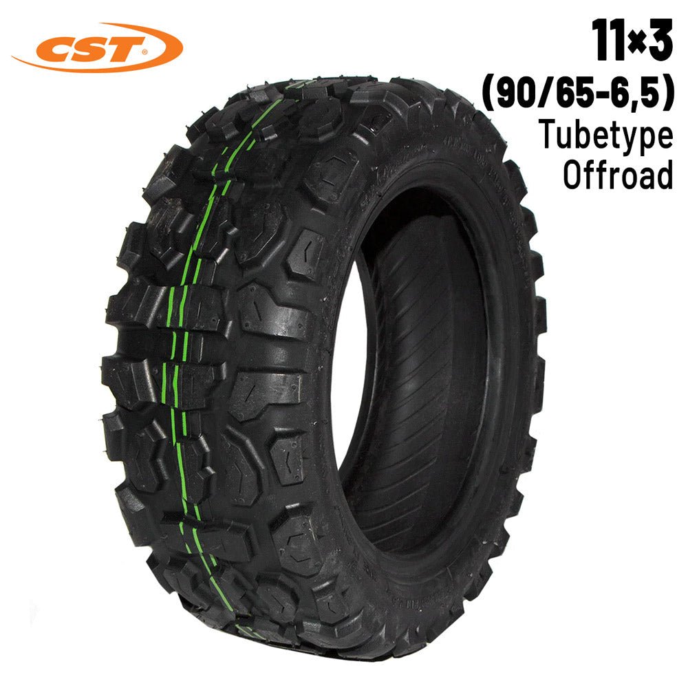 Rueda Cubierta 11x3 offroad (90/65 - 6,5) [CST] Tubetype - EscootersMobility