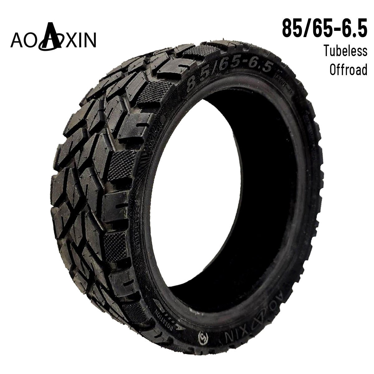 Rueda Cubierta 85/65 - 6,5 Tubeless offroad [Aoxin] - EscootersMobility