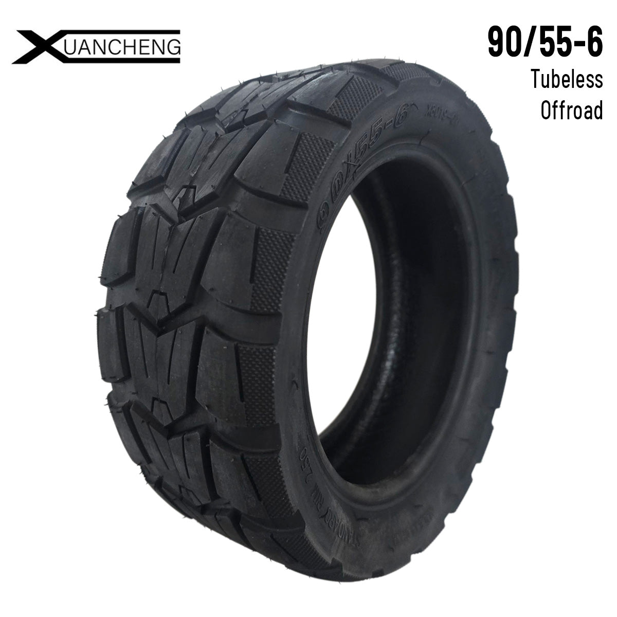 Rueda cubierta 90/55 - 6 Tubeless (Ninebot GT1 GT2) [Xuancheng] - EscootersMobility