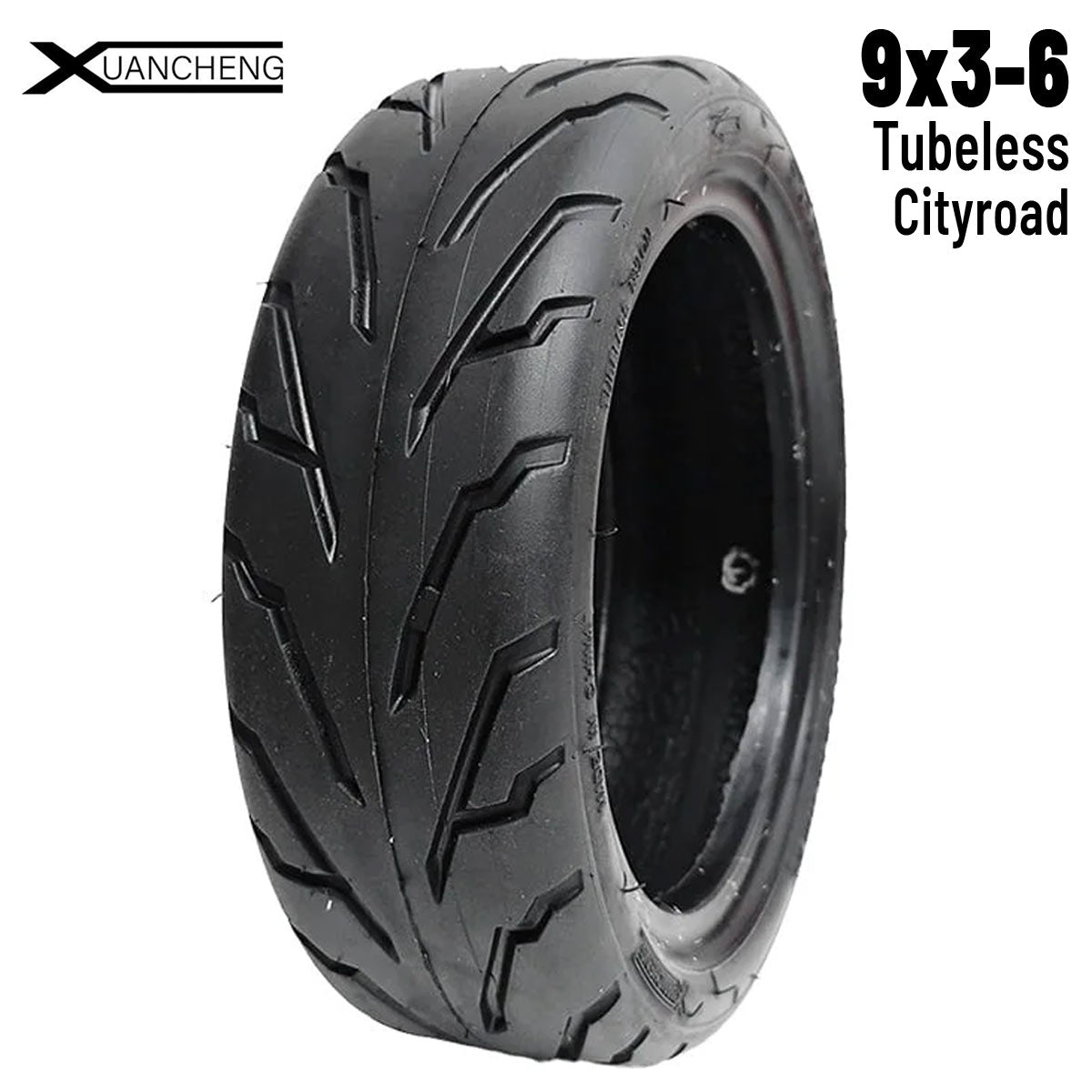 Rueda cubierta 9x3 - 6 Tubeless [Xuancheng] - EscootersMobility