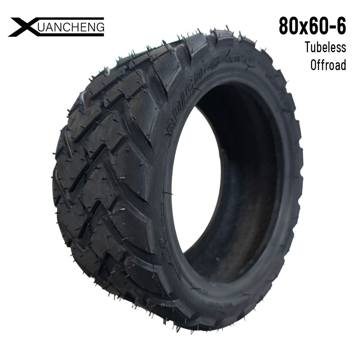 Rueda Cubierta Tubeless 80/60 - 6 [Xuancheng] - EscootersMobility