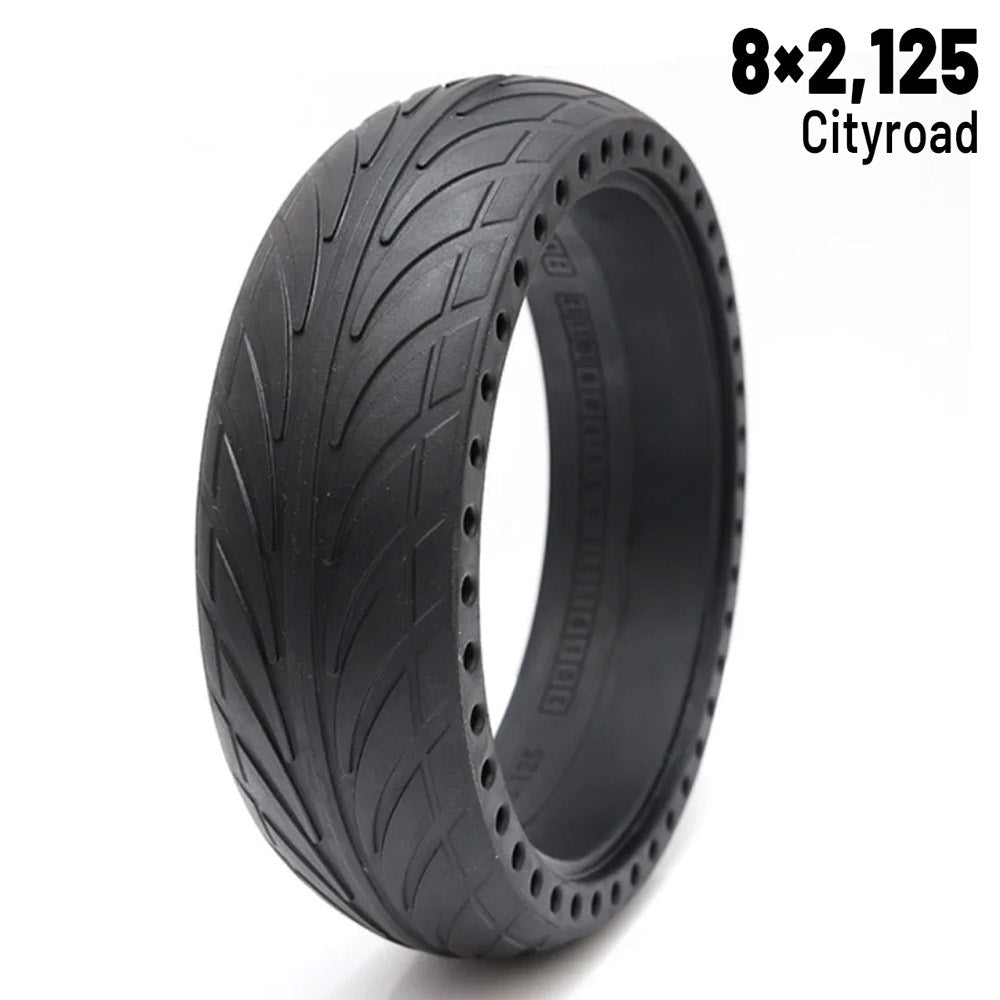 Rueda maciza perforada 8x2,125 (Ninebot ES) - EscootersMobility