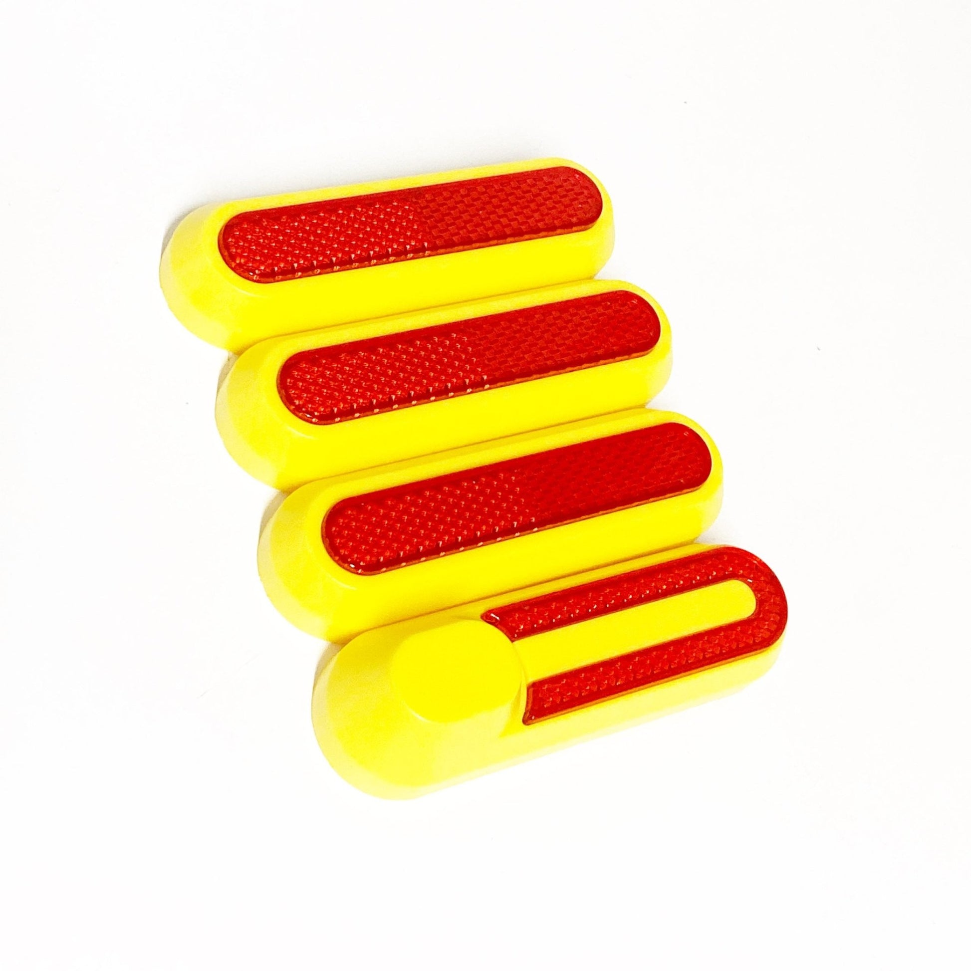 Tapa embellecedor catadióptrico reflectantes tornillo V2 para Xiaomi Amarillo - EscootersMobility