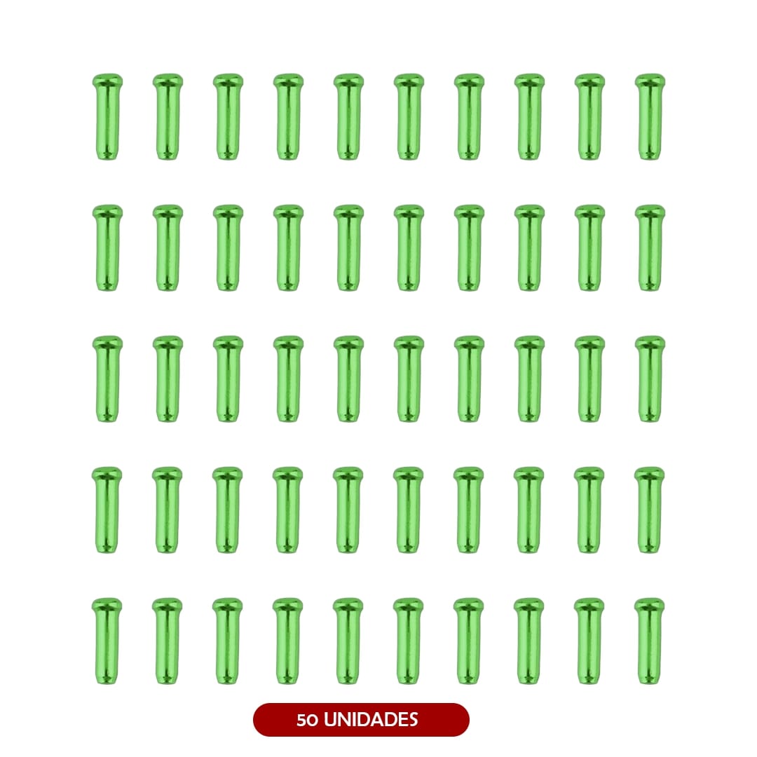 Tope cable freno (Pack 50 unidades) Verde - EscootersMobility