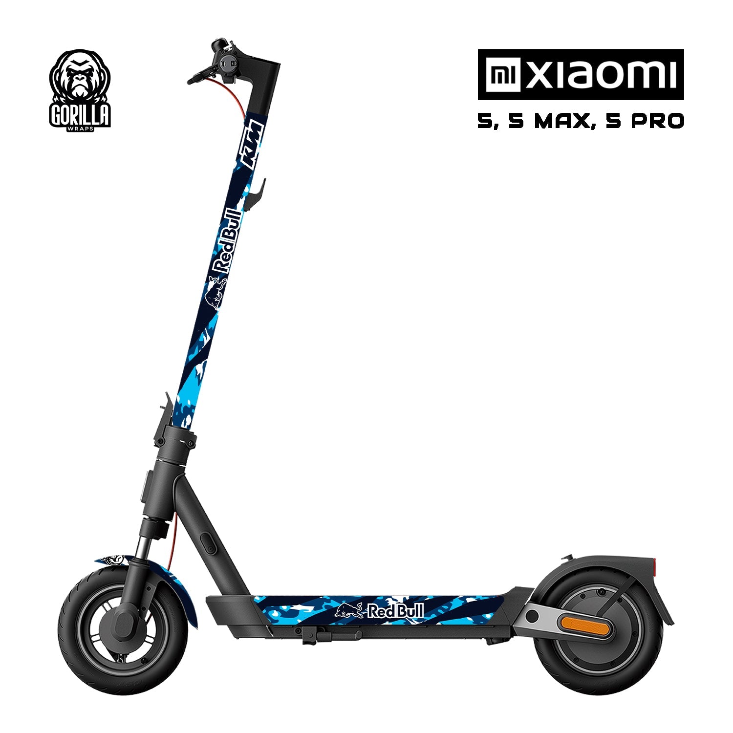 Vinilo KTM Blue para Xiaomi 5 / 5 PRO / 5 MAX - EscootersMobility