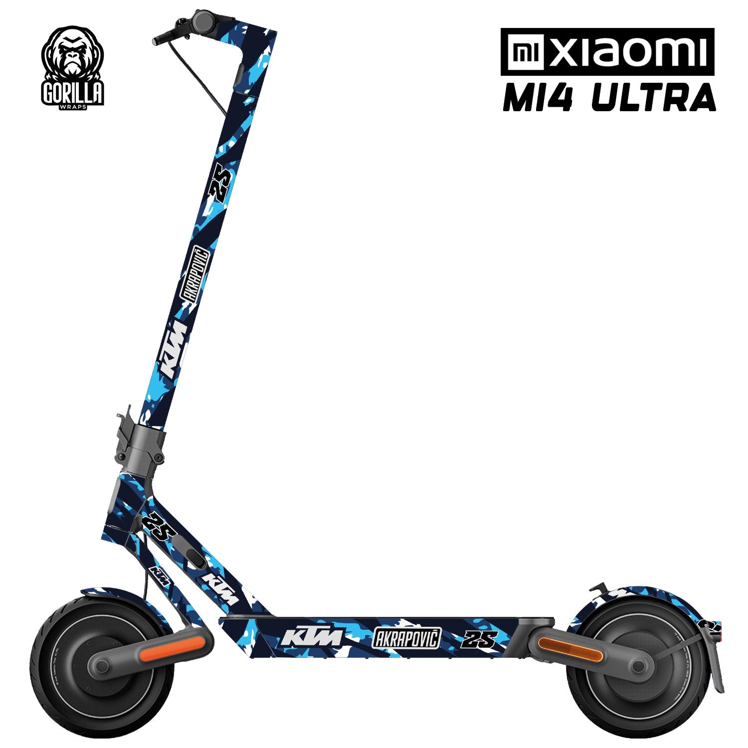 Vinilo KTM Blue para Xiaomi MI4 ULTRA - EscootersMobility