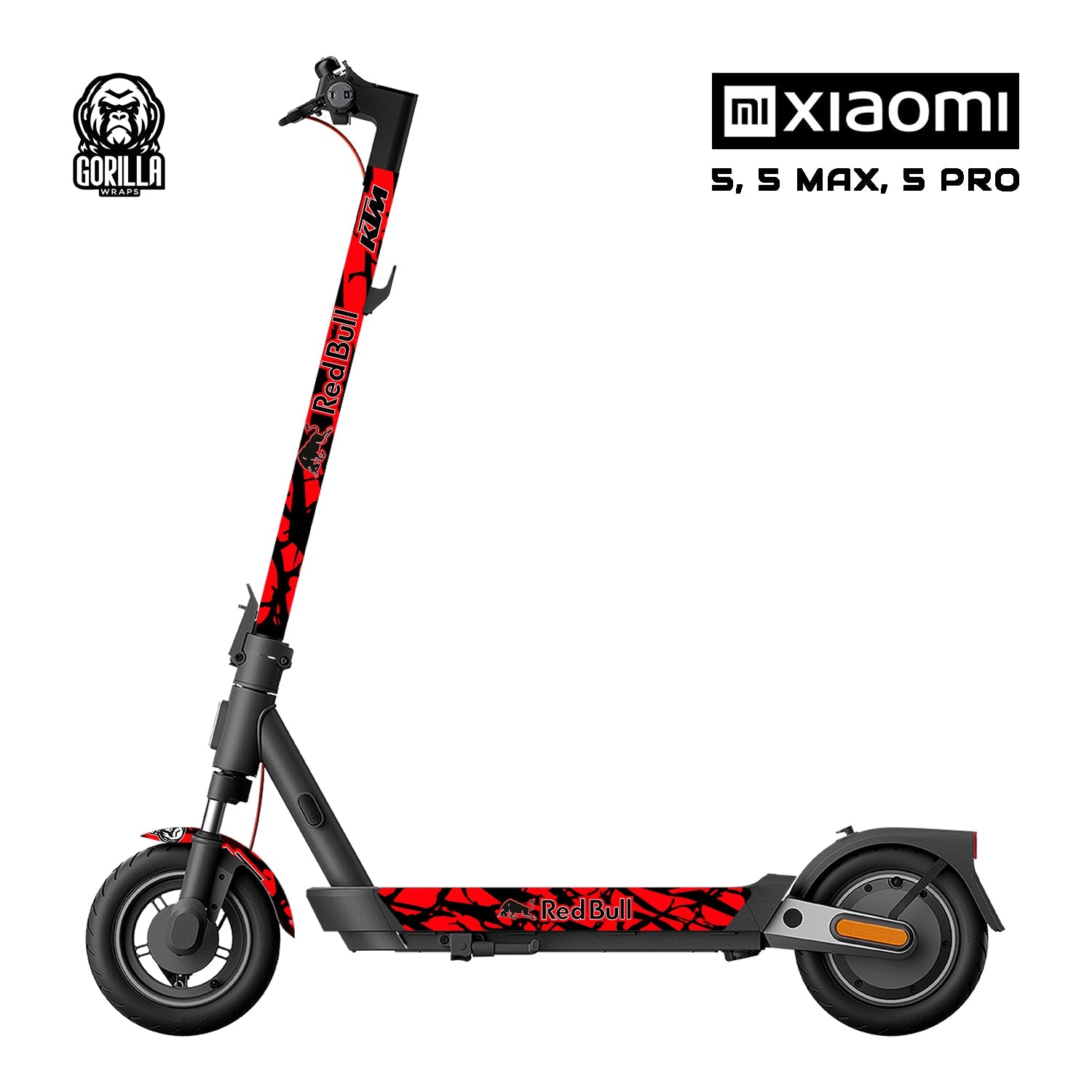 Vinilo KTM Red para Xiaomi 5 / 5 PRO / 5 MAX / 4 PRO 2 GEN - EscootersMobility