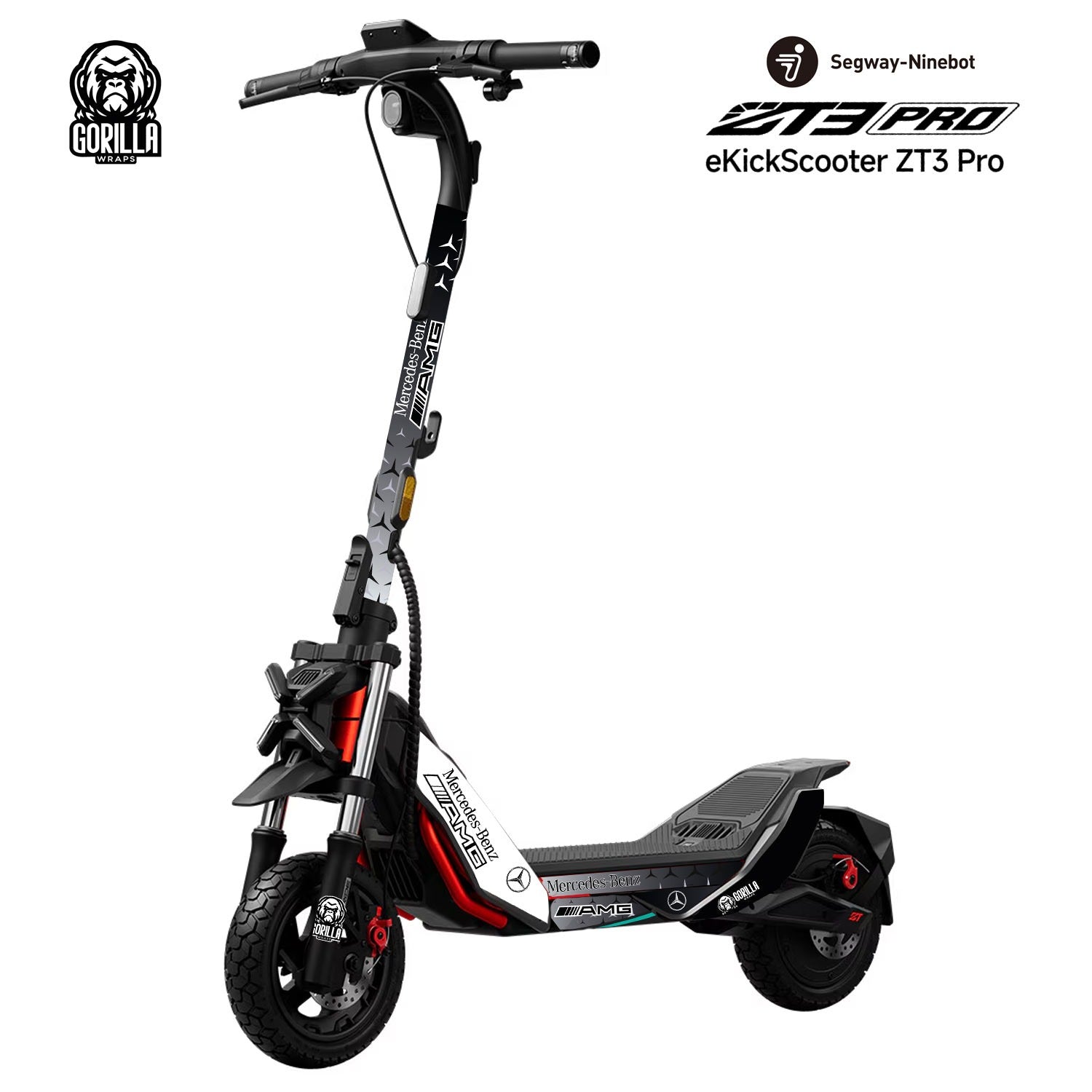 Vinilo Mercedes Benz AMG para Segway ZT3 Pro - EscootersMobility