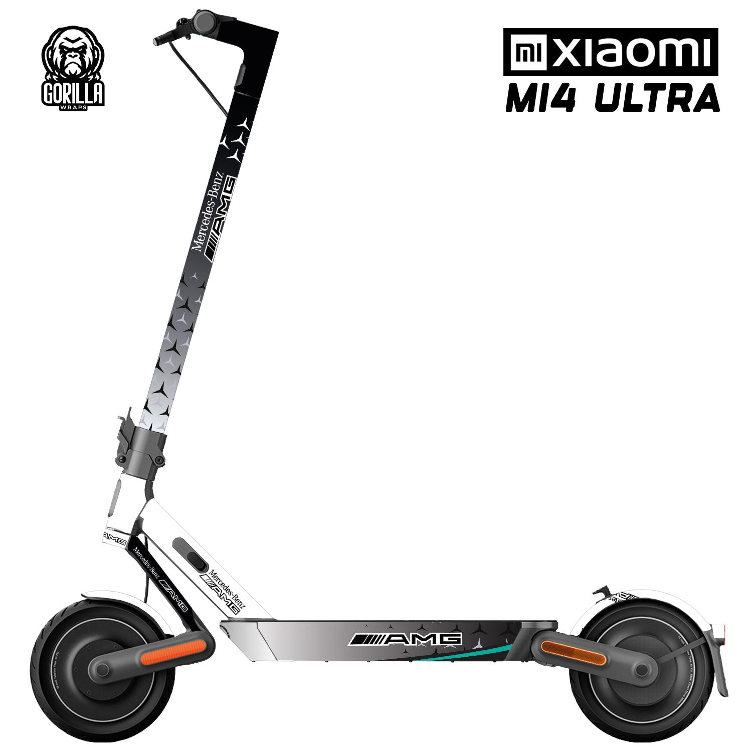 Vinilo Mercedes Benz AMG para Xiaomi MI4 ULTRA - EscootersMobility